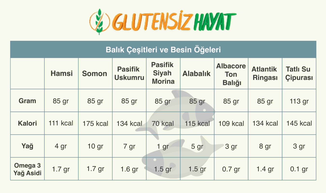 Balığın Besin Öğeleri